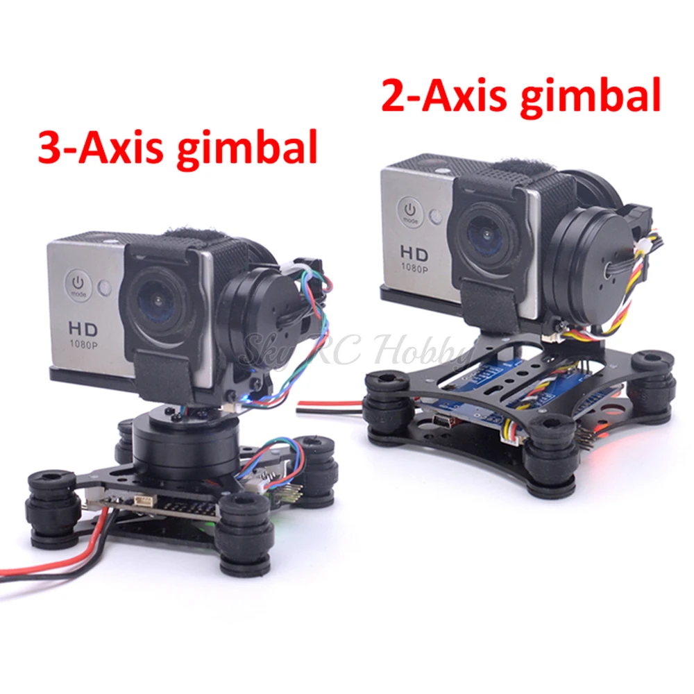 Lightweight 2-Axis / 3-Axis Br - огляд і ціна Drone Gimbal For Gopro Hero