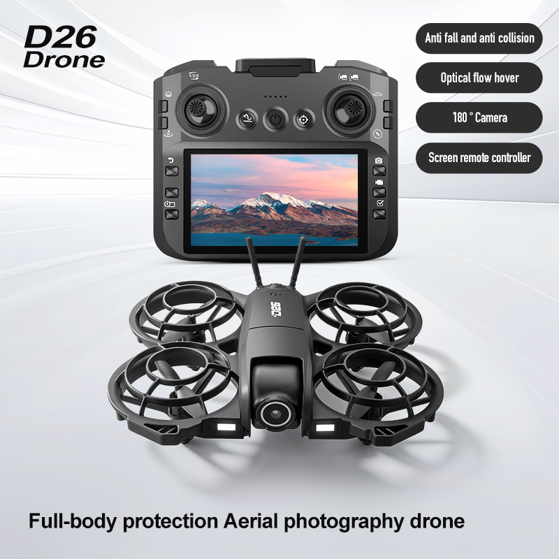 D26 Drone 4K Aerial HD 180° Ca - огляд і ціна Drone Gimbal Brushless