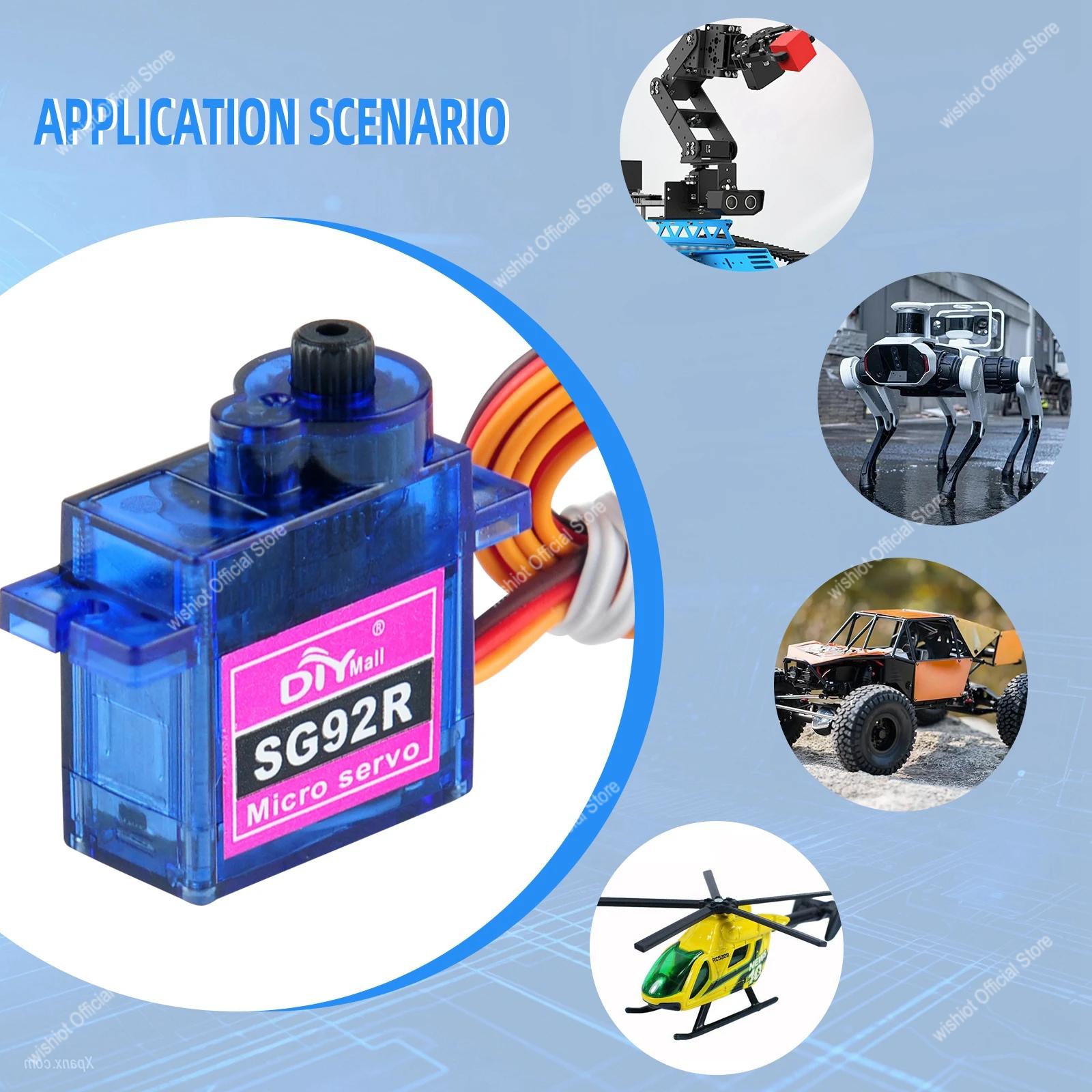 SG92R Micro Servo Motor 4.8-6V - огляд і ціна Drone Gimbal Controller