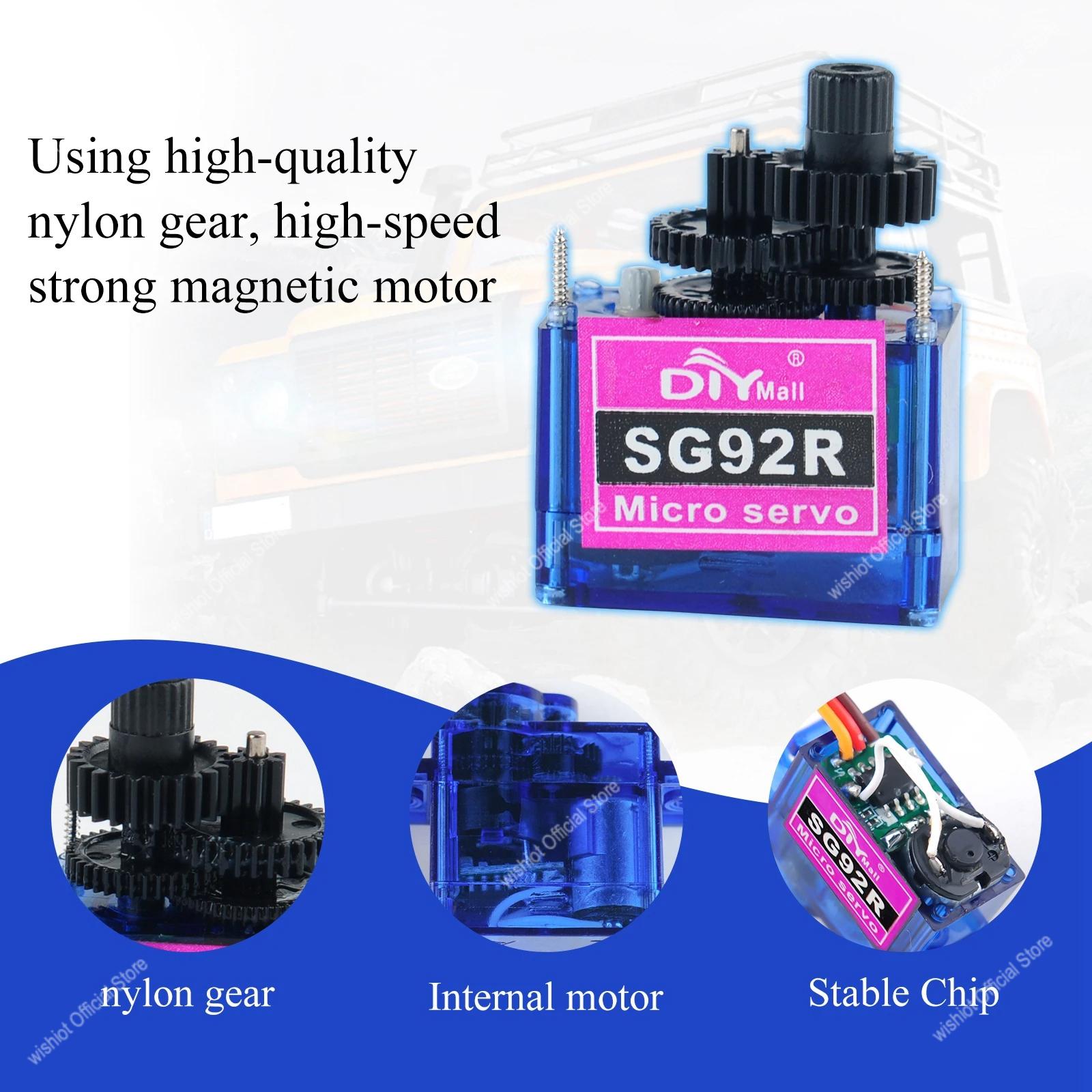 SG92R Micro Servo Motor 4.8-6V - огляд і ціна Drone Gimbal Controller