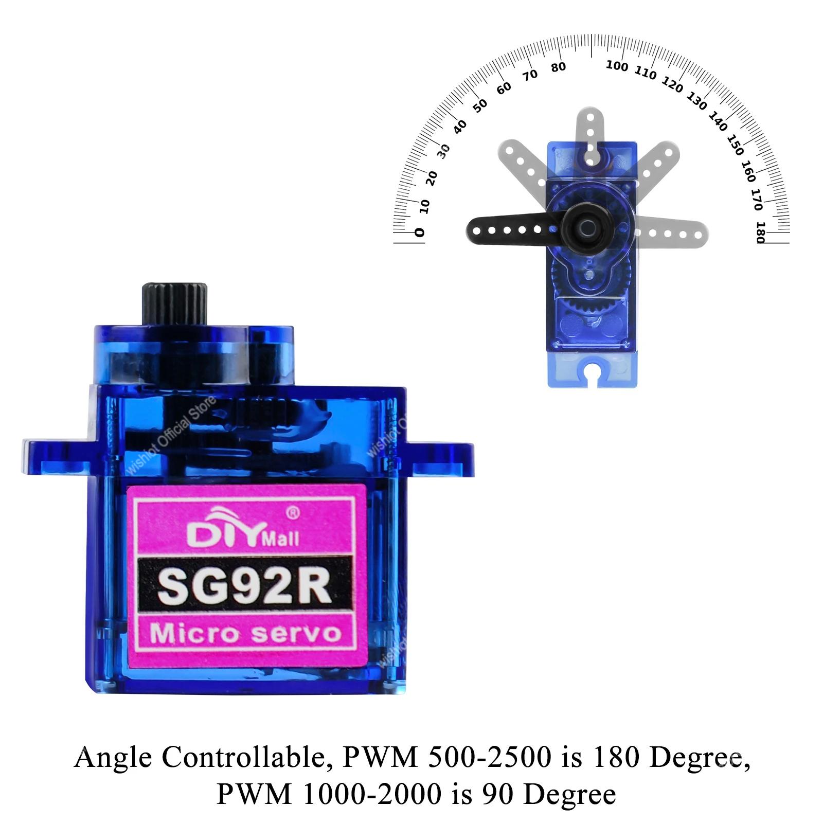 SG92R Micro Servo Motor 4.8-6V - огляд і ціна Drone Gimbal Controller